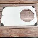 Plastic cutting board multifunctional thickened chopping board drain basket household multifunctional round vegetable washing basket folding anti-slip chopping board(Single menu board1 piece) (Square)