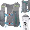 Running Hydration Vest with a 2L Water Bladder, Hydration Pack Lightweight Water Backpack for Running Hiking Cycling Marathon Trail for Men Women (5L)