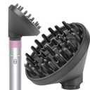 Upgraded Diffuser for Dyson Airwrap i.d. Styler,HS01 HS05 HS08|Quick-Dry,Frizz-Free Curls & Volume|for Thick/Curly Hair|Heat-Safe & Lightweight,Hair Diffuser Attachment-Hair Dryer Diffuser Nozzle (Gray)
