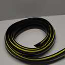 Eapele 10 ft Floor Cable Cover Protector, Heavy Duty PVC Duct Easy to Unroll, Prevent Trip Hazard for Home Office or Outdoor Settings (Yellow & Black)