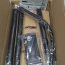 iPad Stand, Adjustable Tablet Floor Stand Metal Tablet Holder with Flexible Gooseneck, Compatible with iPad, Kindle, and Cell Phones (4.7''-13''), Ideal for Hands-Free Use