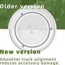 12" Microwave Glass Plate Replacement W11367904 W11291538 W10337247 W11443145, Compatible with Microwave Glass Turntable Plate WMH31017 WML55011 12 Inch Microwave Plate
