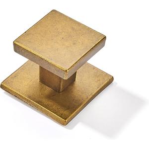khtumeware 10-Pack 1-1/2 Square Heavy Duty Solid Antique Brass zinc backplates for Cabinet knobs Suitable for Dressers,Drawers and Kitchen Hardware