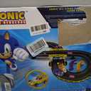 NKOK Sonic & Tails RC Slot Car Set Race Set Vehicle, Black, Cars Rase on Figure-8 Track, Features a Lap Counter, Perfect Item for Kids, Ages 5 and up, Medium