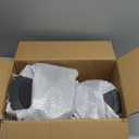 BESTSTAR 200PCS Black Plastic Plates Set, 100 10.25 inch Dinner Plates and 100 7.5 inch Dessert Plates, Premium Disposable Plates for Party, Wedding