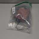 Brown Extension Cord 10Ft, Flat Plug Power Strip Surge Protector, 8 Outlets & 4 USB Ports (2 USB C), Desktop Charging Station Hidden Behind Furniture, Decorative Office Desk Accessories (Walnut Wood)