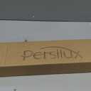Persilux No Drill Blackout Roller Shades for Window, Grey, 26 1/2"W x 72"H
