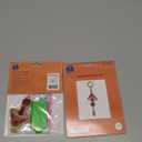 GEM KEYCHAIN DIY KIT FINISHED SIZE 2.6"X9.13" PACK OF 2