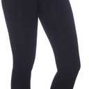 CzSalus Flat knit Lipedema, Lymphedema support slimming compression leggins (Kl1 18-21 mmHg) (Medium Short, Black)