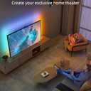 Ailofy Smart TV LED Backlight with Camera for 75-85 inch Screens, 16.4ft LED Strip Lights Sync to Screen& Music, Color Changing Lights for TV Work with Alexa & Google Assistant, App Control