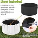 Marsui Mailbox Planter with Felt Grow Bag 20x12 Inch