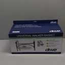 Drive Medical 10200B Walker Basket, Basket for Folding Walker with Cup Holder, White