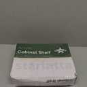 STARLATTA 2 Pcs Cabinet Organizer Shelf, Stackable Kitchen Counter Shelves, Spice Rack,Countertop Organizers, Clear Plastic Storage Shelves Rack for Makeup,Bathroom,Cupboard,Desk,Pantry Organization