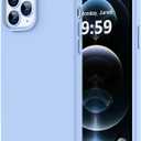 LOVE 3000 Compatible with iPhone 12 Pro Max Case | Thickening Liquid Silicone | Anti-Scratch Microfiber Lining | Full-Body Duty Heavy Protection Case for iPhone 12 Pro Max Women Girls, Light Blue