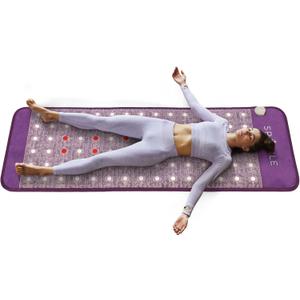 Biomat Infrared Mat | Crystal Mat for Therapy | Infrared Heating Mat | Red Light Therapy for Body | Hot Gemstone Therapy | Promotes for Muscle & Back Pain Relief | Sparkle Mat (Full Size)
