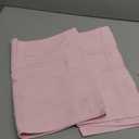 Breling 2 Pcs Christmas Hand Towels Pink Christmas Trees Bathroom Decorative Towels 100% Cotton Absorbent Jacquard Weave Bath Decor Winter Holiday Bathroom Decor Xmas Gifts 13.7''x29.5''