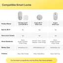 Yale Keypad - Smart Bluetooth Keypad for Yale Approach, Wi-Fi Lock, Smart Locks for Easy Pin Code Entry and One-Touch Locking