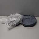 2PCS Round Planter Caddies, 10 Inches Plastic Plant Roller with Wheel, Plant Saucers for Indoors, Plant Stand for Flower Pots [Gray]