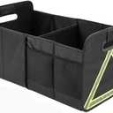 Car Organizer Bag Car Trunk Organizer 50L Divided Organizers Multi Storage Tool Box Foldable Storage Bag Interior Accessories