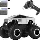 1:16 Amphibious Waterproof Cybertruck RC Truck Car Toy 2.4GHz Big Scale Remote Control 4WD All Terrain Off-Road Pick-up Hobby Monster Cyber Truck,Adults Kids Boys Age 8 9 10 11 12+