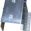 MJ-1-DP Jack Plate 4'' Setback Small Engine Jack Plate Adjustable Outboard Engine Jack Plate for Boats, Up to 35HP, Manual Height Adjustment, Includes Mounting Hardware (White)