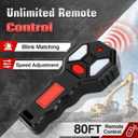 1000LB Battery Power Winch with 40FT Steel Cable, Portable Wireless Remote Control Winch Compatible with DeWALT 20V 4.0ah Battery for Lifting&Pulling (Remote Control Included; not Batteries)