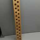 36 Inch Wooden Taper Candle Holder Long Candlestick Holders for Table Centerpiece Giant Wood Candlestick for Birthday Party Wedding Anniversary Party Decor Natural Wood Color