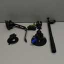 Triple Strong Suction Cup Camera Car Mount for Insta360, with 2in1 Extension Pole/Selfie Stick/Action Camera Adapter Compatible, Compatible with GoPro 11,10,9,8,7 (Black)