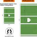 Baseball Hitting Mat Batting Mat 6x4 FT Baseball Home Plate Matt with Anti-Slide Bottom, Indoor Outdoor Portable Batters Box Turf Mats for Batting Stance Practice