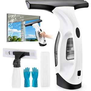 Window Vacuum Squeegee Cordless Electric Window Cleaner Tool 11 inches Window Cleaning Kit Shower Squeegee for Shower Doors, Mirrors, Car Windshields and Tiles