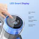 Cordless Vacuum Cleaner, 10-in-1 Lightweight Stick Vacuum with 33 kPa Powerful Suction, 45-Min Runtime, Rechargeable Vacuum Cordless for Home Hard Floor Low-Pile Carpet and Pet Hair