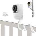 Upgraded Safer Baby Monitor Mount for VTech Baby Monitor, Flexible Twist Mount for VTech New VM901, VM928HD and VM919HD