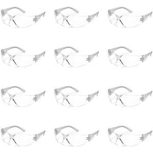 TRUST OPTICS 12 Pack Safety Glasses ANSI Z87+ Certified Protective Eyewear Goggles for Men and Women with UV Eye Protection