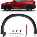 Driver Side Rear Fender Trim Fit for Mazda CX5 2022 2023 2024 2025,For Mazda CX5 Accessories, Textured Black Rear left Side Wheel Arch Fender Flares Molding Trim
