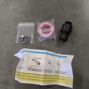 Shower Head Swivel Ball Adapter Brass Adjustable Shower Arm Connector Universal Showering Component (Matte Black)