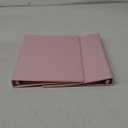 SUNEE 3 Ring Binder 1 Inch D Ring, Clear View Binder Three Ring PVC-Free (Fit 8.5x11 Inches) for School or Office Supplies, Pink, 2 Pack