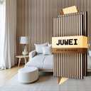 Wood Slat Acoustic Panels  3D Textured Wall Panels for Noise Reduction & Modern Decor, Soundproof Panels for Bedroom, Office & Home Theater (13# Classic Oak1, 47.2 x 23.6 x 0.7 inches)