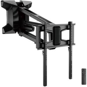 Monoprice Premium Pull-Down Above Fireplace TV Wall Mount Motorized Electric for 37" to 80" TVs up to 77lbs, Max VESA 600x400