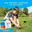 National Geographic Air Rocket Toy  Jump & Launch Dueling Air Rockets up to 100Ft., Includes Launcher, 4 Foam-Tipped Rockets, Outdoors Kids Toys, Kids Science Kit, Rocket Launcher (Amazon Exclusive)