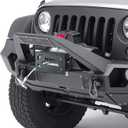 Front Winch License Plate Relocation Bracket with Flip Up 90 Degree Feature - Compatible with 10" Hawse Fairlead & Roller Fairlead