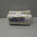 2 x CCINEE 4 Packs Mardi Gras Fringe Table Skirt Party Decorations, 36ft Purple Green Gold Wavy Metallic Tinsel Foil Carnival Table Skirts For Mardi Gras Carnival Holiday Masquerade Party