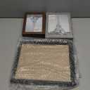 upsimples 10 Pack Picture Frames Collage Wall Decor for Mounting or Tabletop Display, Photo Gallery Frame Set for Family, Multi Sizes Including 8x10, 5x7, 4x6, Black Gray Brown