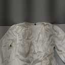 Floerns Women's Plus Size Satin Asymmetrical Wrap Tops Ruched V Neck Long Sleeve Blouses (XX-Large Plus, Apricot)