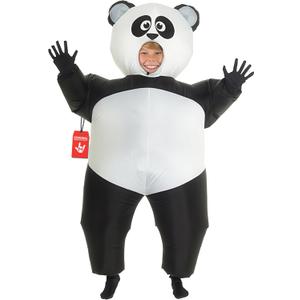 Morph Costumes Inflatable Panda Costume for Kids Blow Up Giant Inflatable Halloween Costumes, One Size 