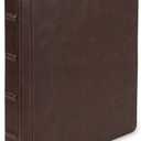 Samsill Vintage Leather Binder, 0.5 Inch Round Ring (Holds 100 Sheets), Letter Size 8.5x11 Documents, Professional Organizer Portfolio, No Zipper, Brown