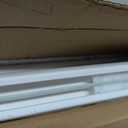 DEZ FURNISHINGS Cordless 1" Signature Mini Blind with Flexible Slats, 27" W x 48" H, Pearl White