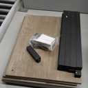 TUTOTAK Set of 2 End Table, Side Table, Nightstand, 3-Tier Storage Shelf, Couch Table for Small Space TB01BG0492 (Greige)