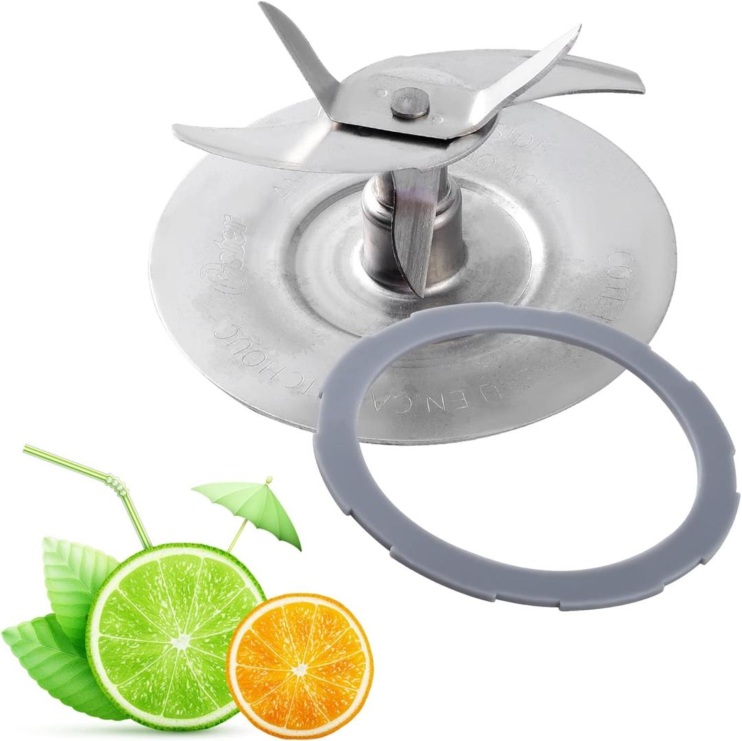 Pro 1200 Replacement Blade Compatible for Os-ter Pro 1200 Blenders with O-ring Rubber Gasket Pro 1200 Blender Replacement Parts