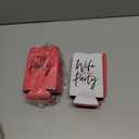 Chengu 12 Pcs Wife of the Party and the Party Bachelorette Can Coolers Bachelorette Bridal Shower Supplies Favors for Decorations and Bridesmaid Gifts