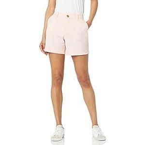 Amazon Essentials Women's 5 Inch Inseam Chino Short, Dusty Pink, 14